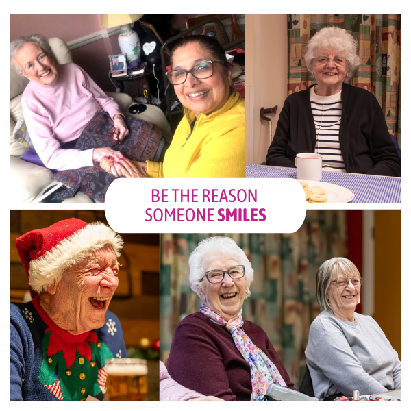 Lots of older people smiling.